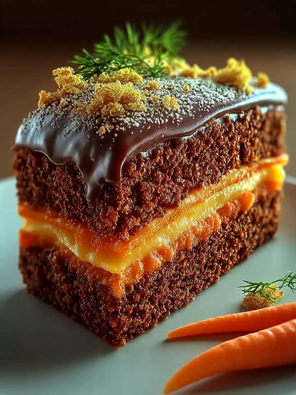 Brazilian Carrot Cake Chocolate Glaze: Irresistibly Moist Bliss 5 brazilian carrot cake chocolate glaze First Image