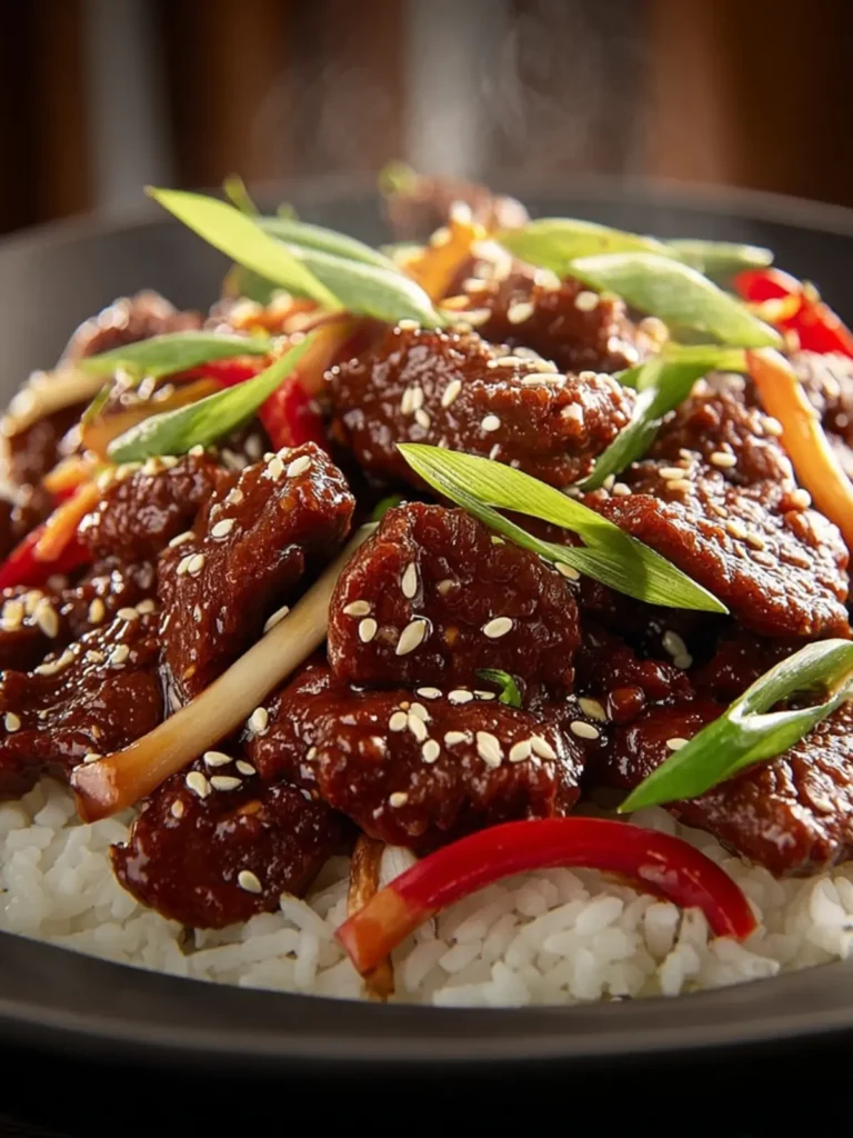 Mongolian Beef: The Best Homemade Recipe You’ll Crave!