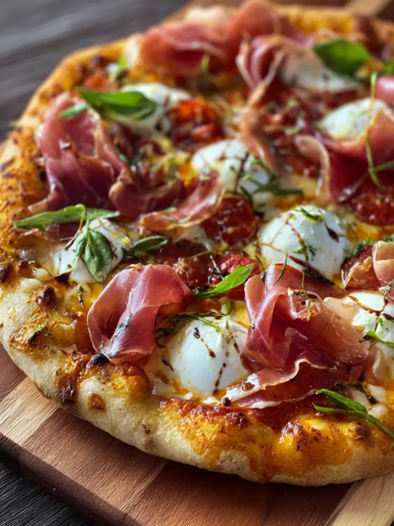 Prosciutto and Honey Burrata Pizza: The Best Homemade Delight