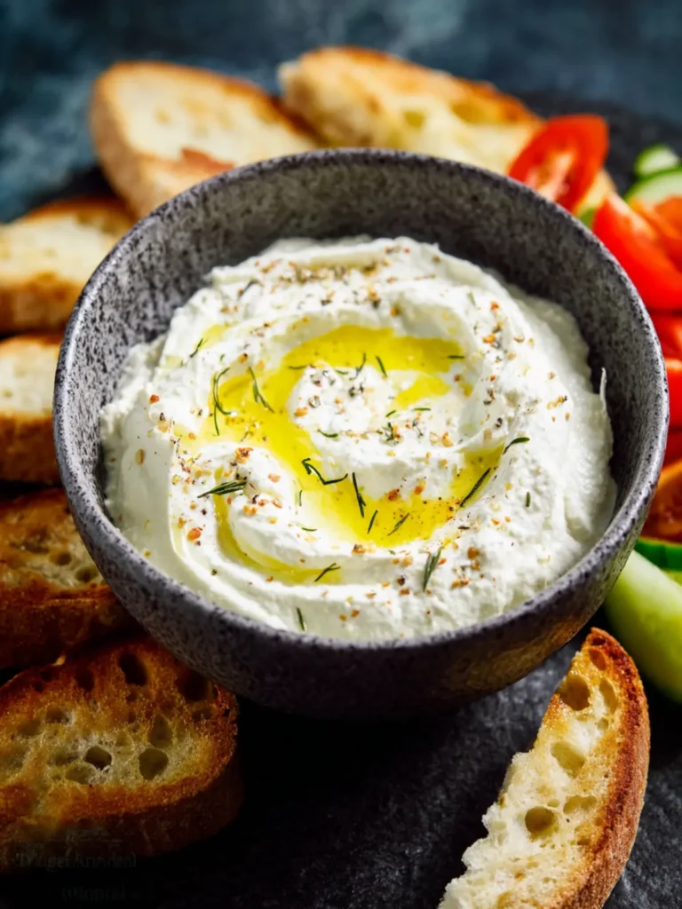 Whipped feta dip: Irresistibly creamy for your next gathering